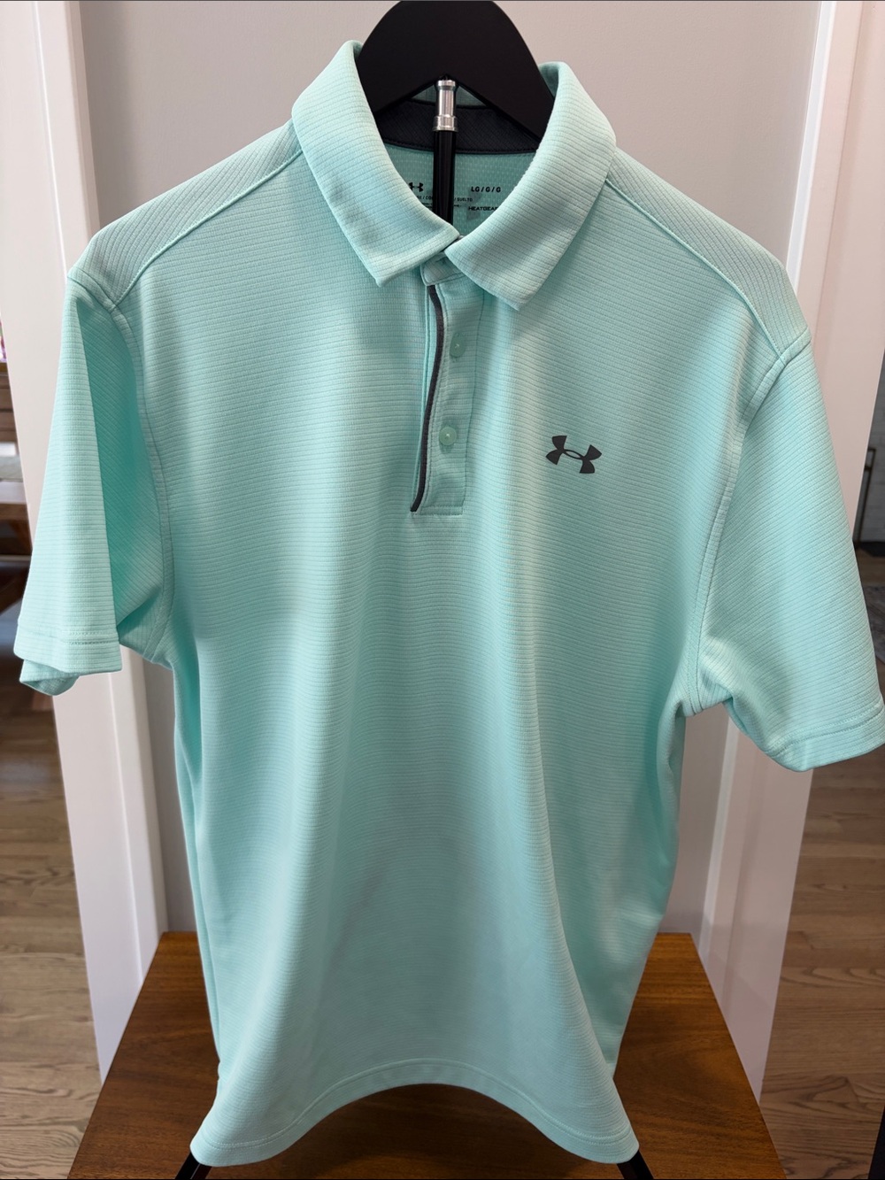 Under Armour Men's Polo in Mint Green